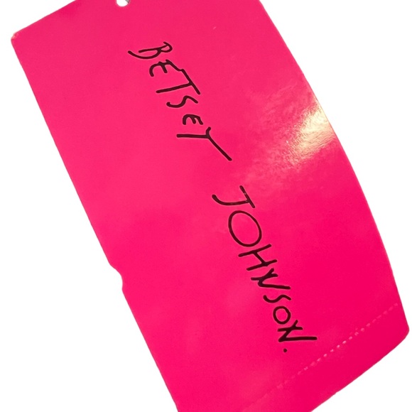 Betsey Johnson NWT XODANI Black Pattern Leather Animal Chain Print Purse (P003) - Picture 9 of 10